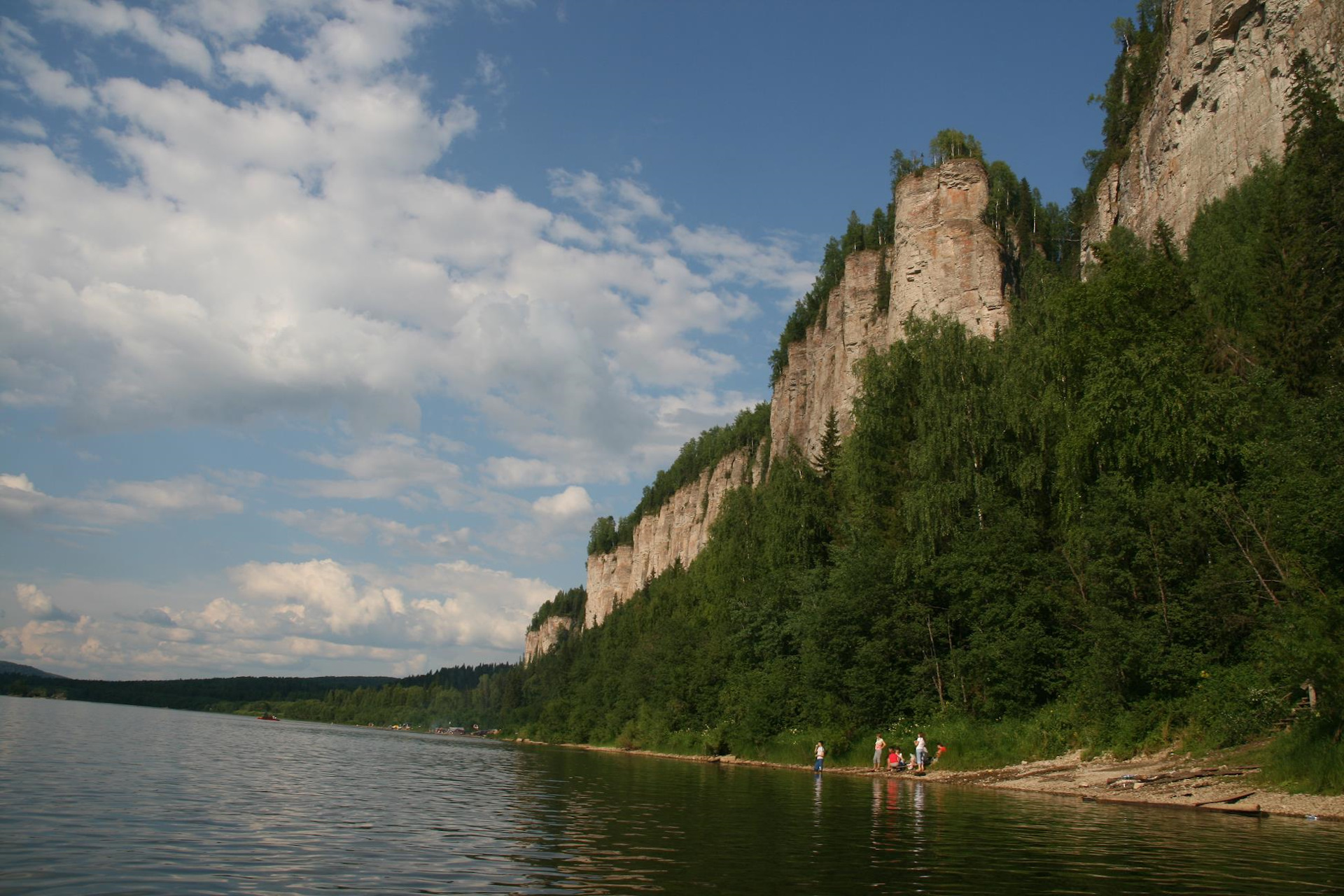 Река Вишера камень Полюд