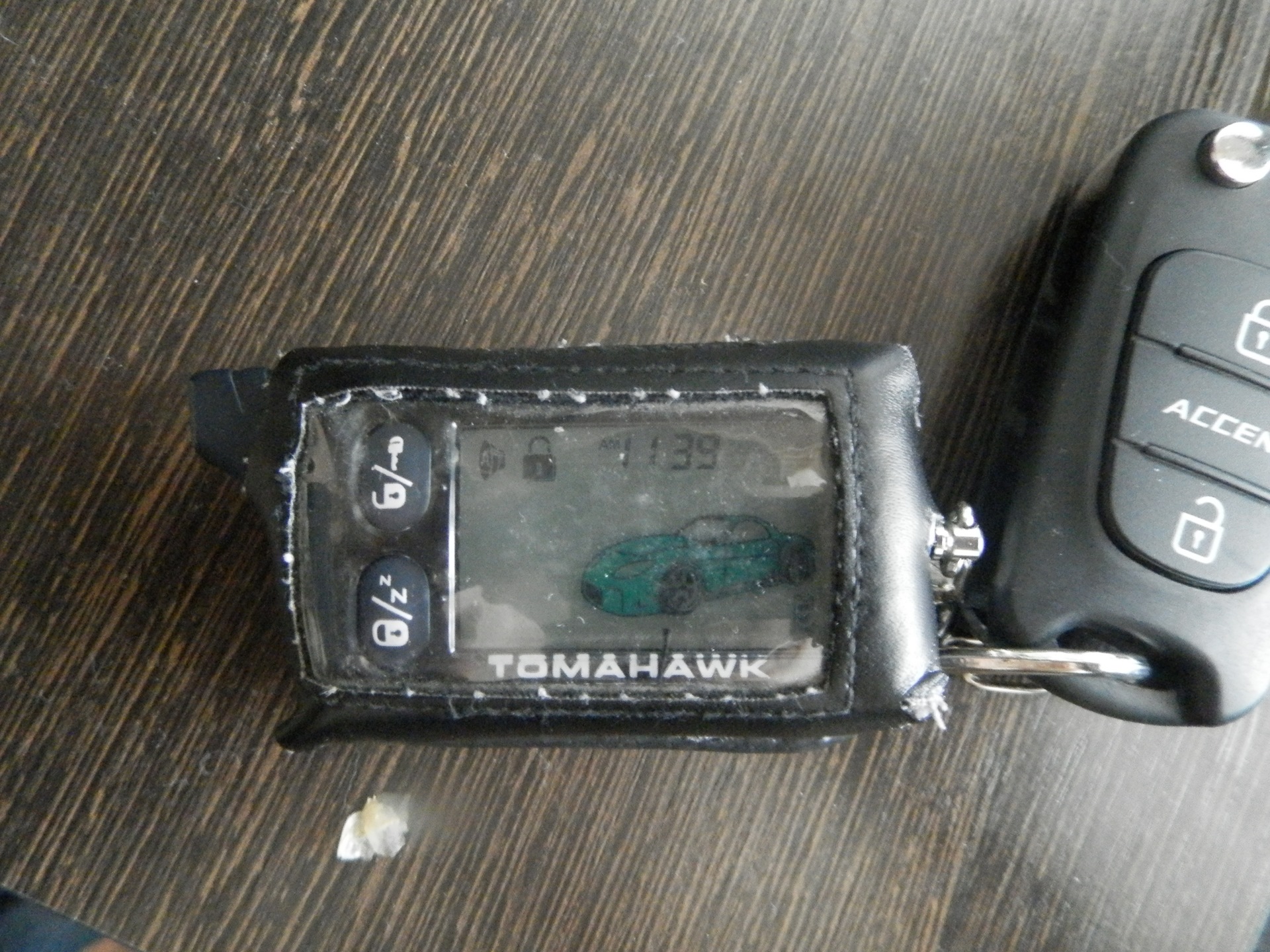 выкидной ключ и сигнализация с автозапуском томогавк 9030 — Hyundai ...