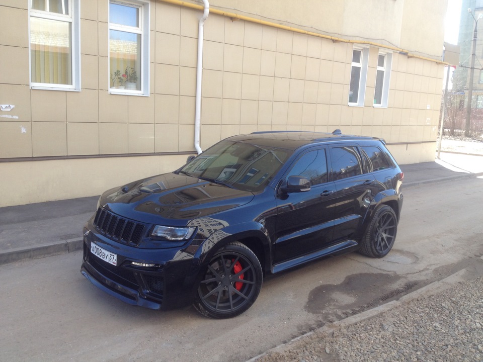 Jeep srt wk2 карбон салона