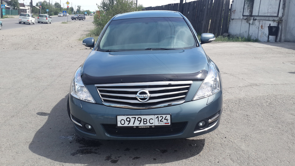 Защитная решетка радиатора — Nissan Teana (J32), 2,5 л, 2010 года ...