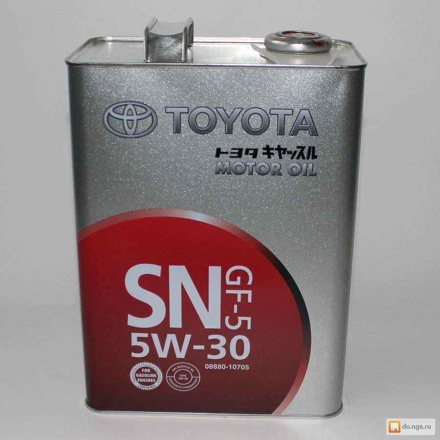 Масло тойота авенсис 2.0. Toyota 5w30 SN/CF gf-5 (4л). Toyota SN 5w-30. Toyota Motor Oil SN SF-5 5w30. SN gf-5w-20 Toyota.