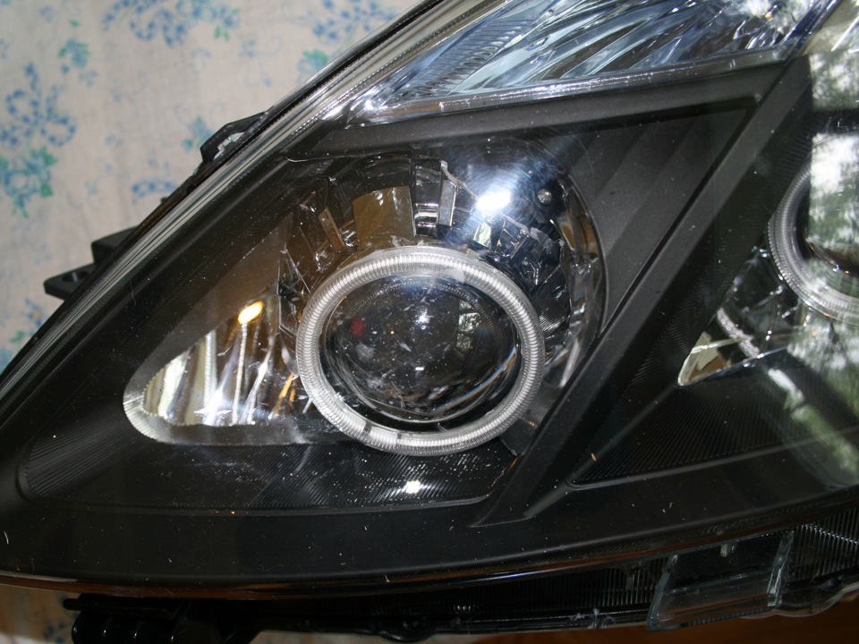 Черные фары с линзами. Линзы в Nissan Teana 32. Фары линзы Ниссан Теана. Ниссан Теана 32 черные фары с линзами. Линзы ангельские глазки на Ниссан Теана 31.
