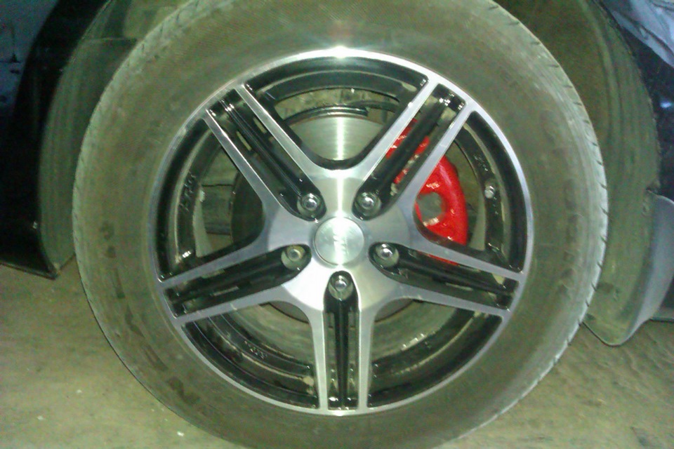 Суппорта в красный — KIA Cerato (2G), 1,6 л, 2012 года | тюнинг | DRIVE2