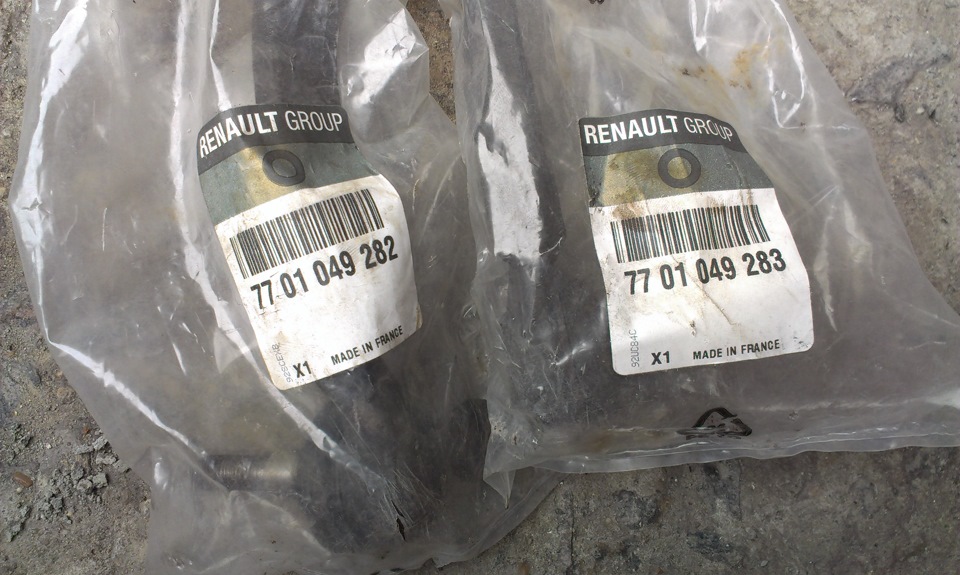 Замена рулевых наконечников — Renault Laguna II, 1,9 л, 2002 года ...