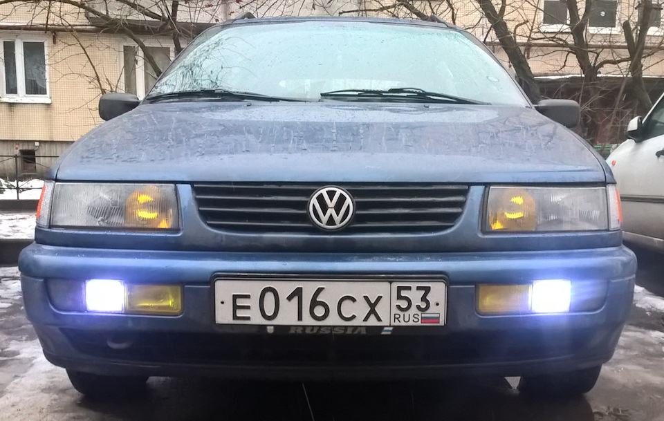 свет и цвет 2 — Volkswagen Passat Variant (B4), 1,8 л, 1994 года ...