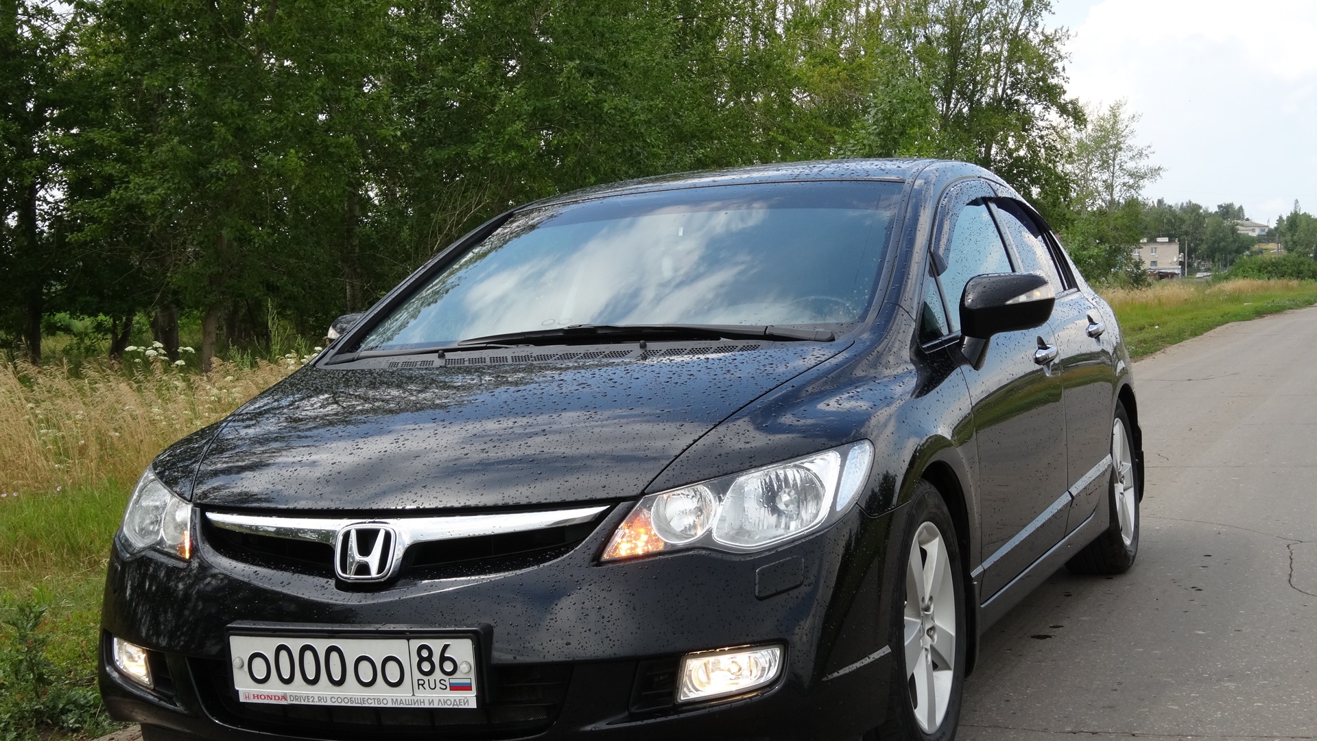 Honda Civic 4D (8G) 1.8 бензиновый 2008 | Black Haze. на DRIVE2