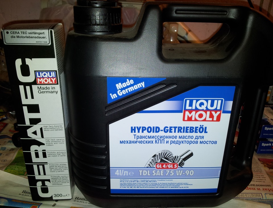Замена масла в кпп на LM Hypoid-Getriebol и присадка LM Ceratec — Lada ...
