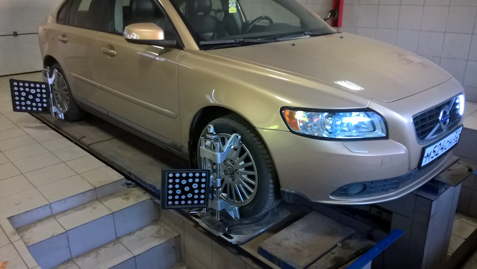 после замены рулевой рейки — Volvo S40 (2G), 2,4 л, 2008 года | обкатка ...