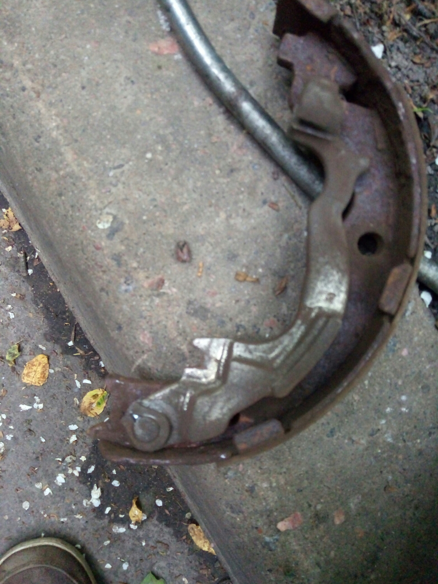 Ремкомплект ручника — Mitsubishi Lancer X, 1,5 л, 2007 года | своими ...