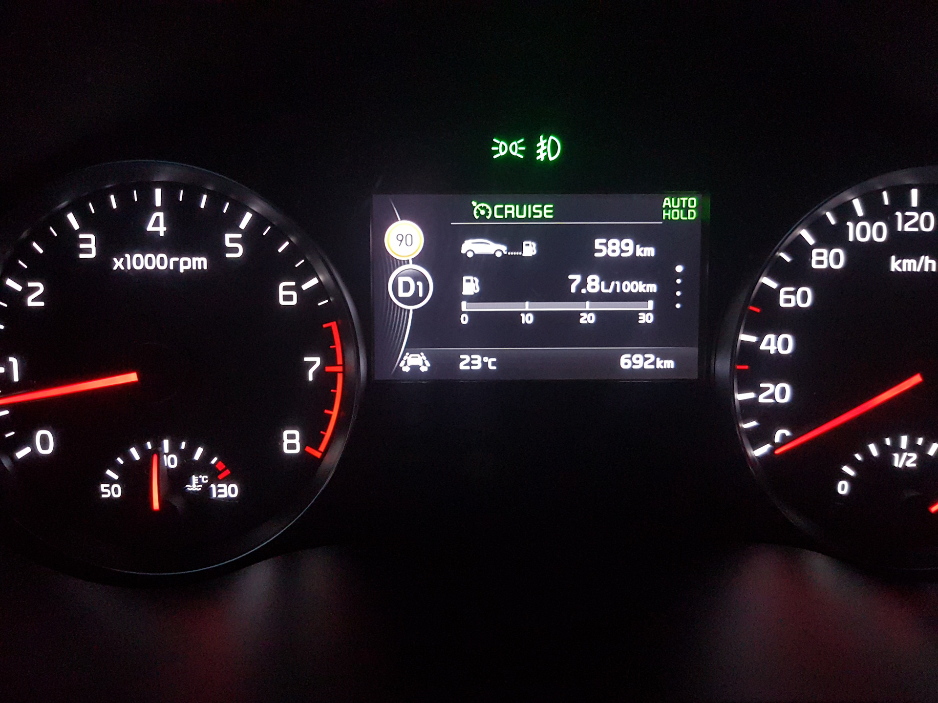 Вот такой расход топлива меня радует. — KIA Sportage (4G), 1,6 л, 2016 ...