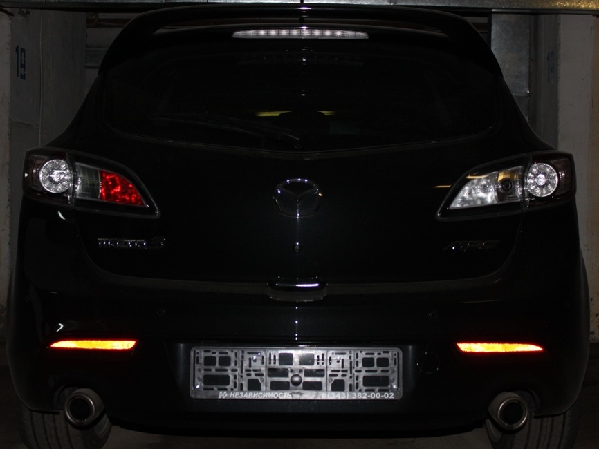 Красную ПТФ долой. — Mazda 3 MPS (2G), 2,3 л, 2011 года | тюнинг | DRIVE2