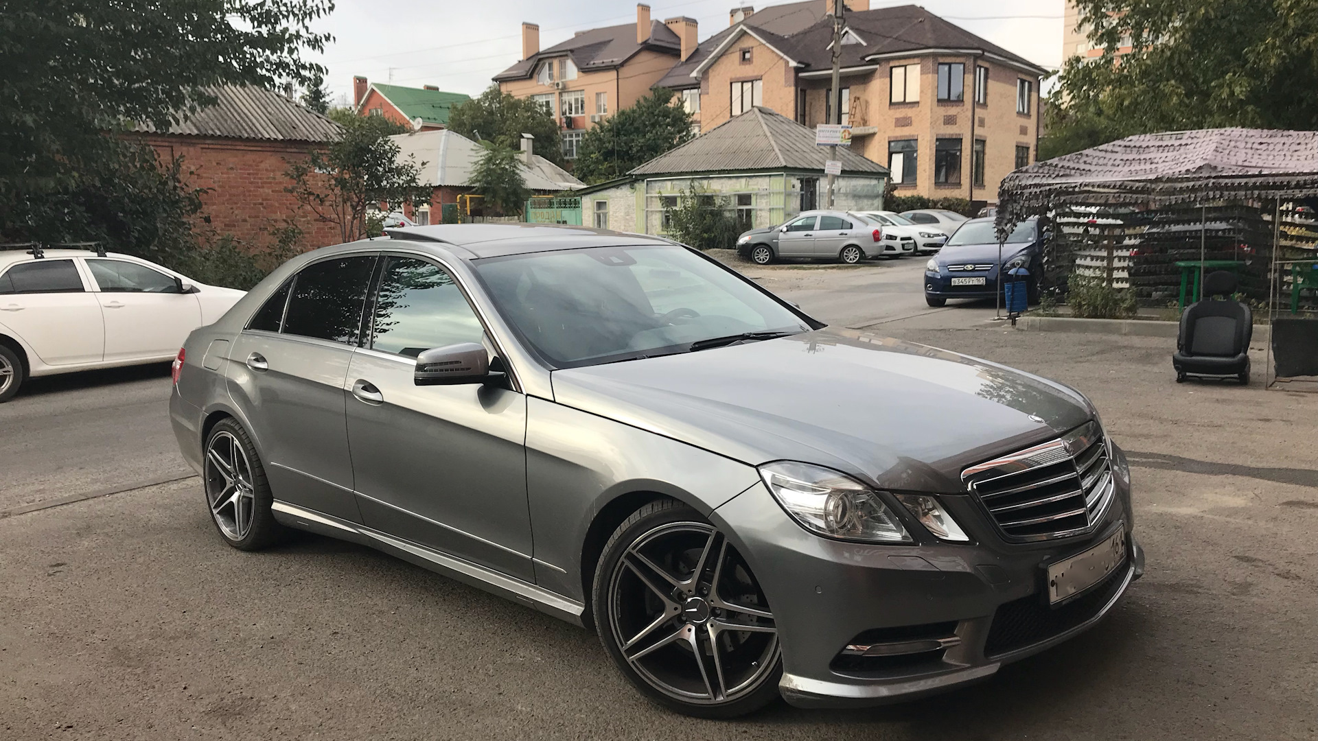 Mercedes w212 матовая пленка