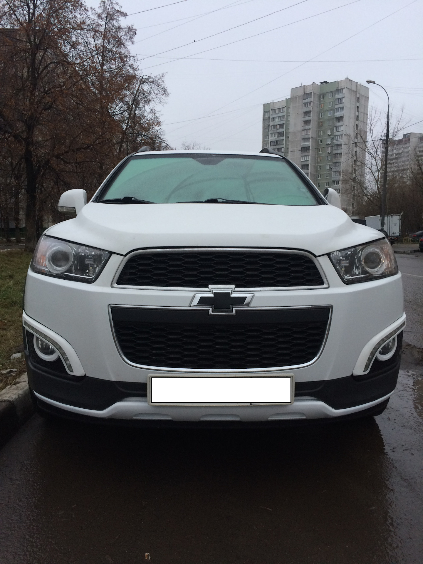 Покраска накладок бамперов))) — Chevrolet Captiva (1G), 2,4 л, 2014 года |  тюнинг | DRIVE2