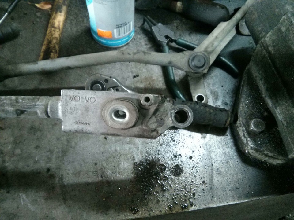 Частичная замена масла АКПП 2. Разборка смазка трапеции дворников ...