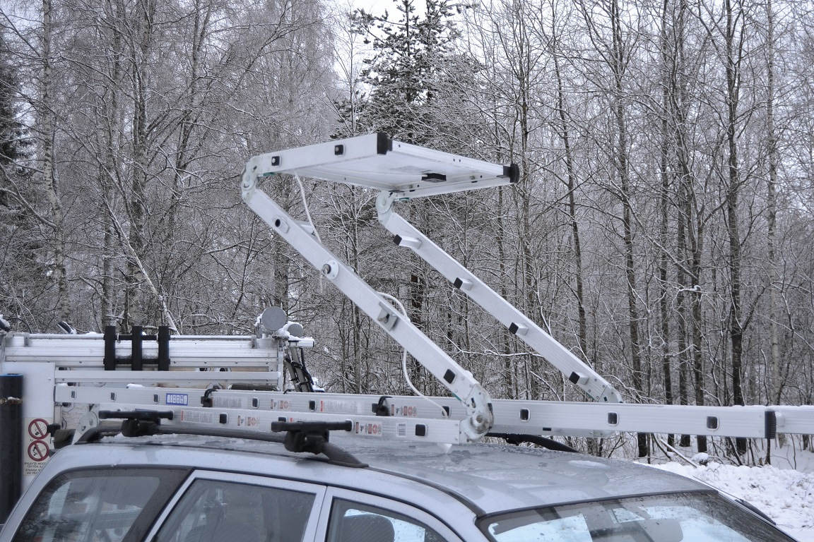 Багажник на автомобиль из строительной лестницы. — Сообщество «Кулибин  Club» на DRIVE2