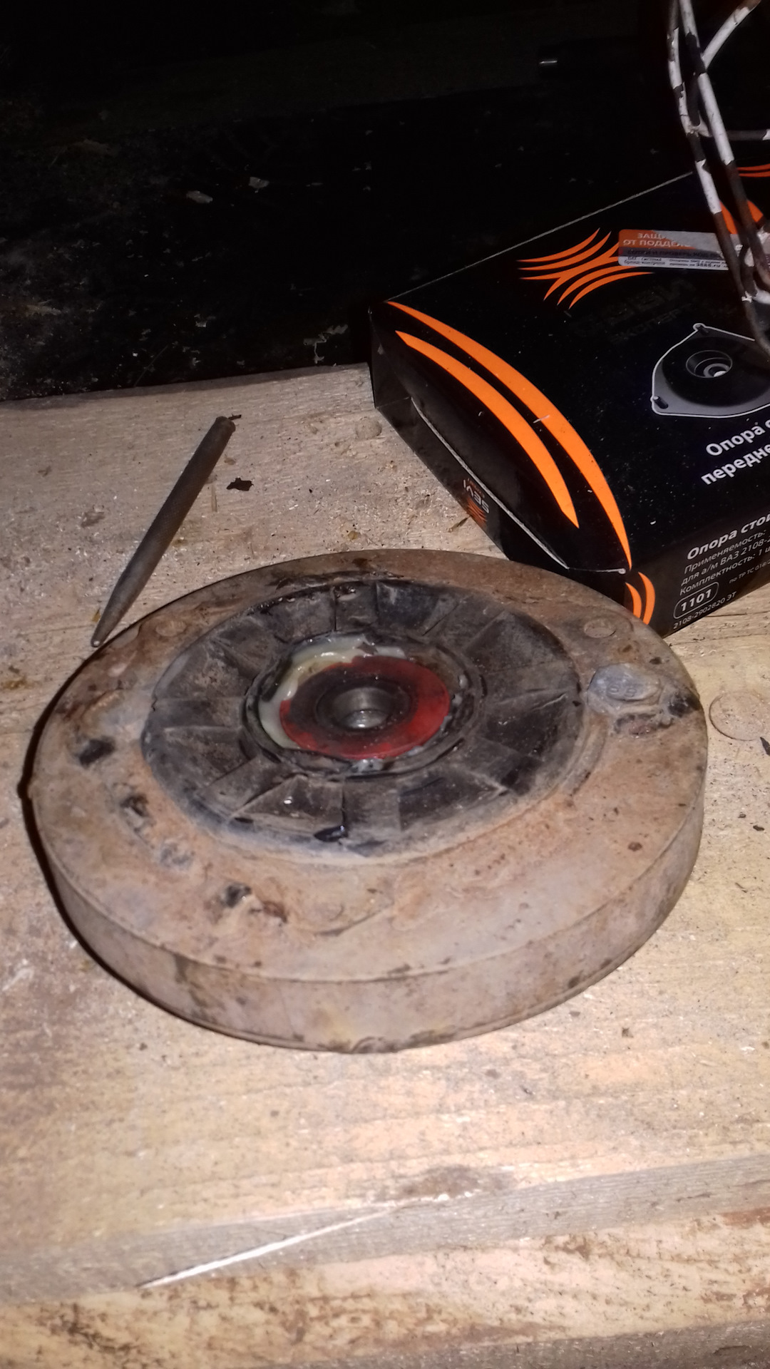 Замена ступечного подшипника и опоры стойки — ИЖ 2126, 1,7 л., 1997 ...