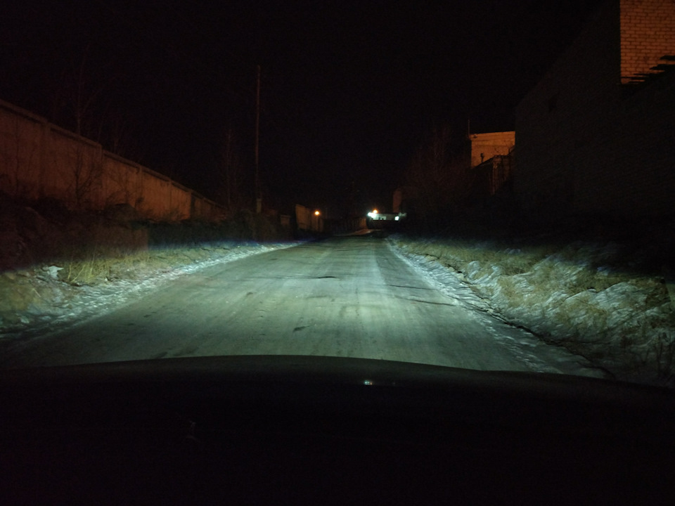 Замена головного света фар с ксенона на светодиодную оптику оригинал ...