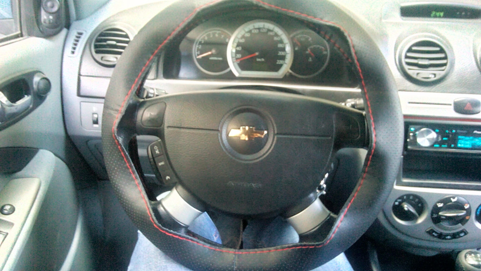 Оплетка руля, насадка на глушитель с Китая — Chevrolet Lacetti 5D, 1,6 ...