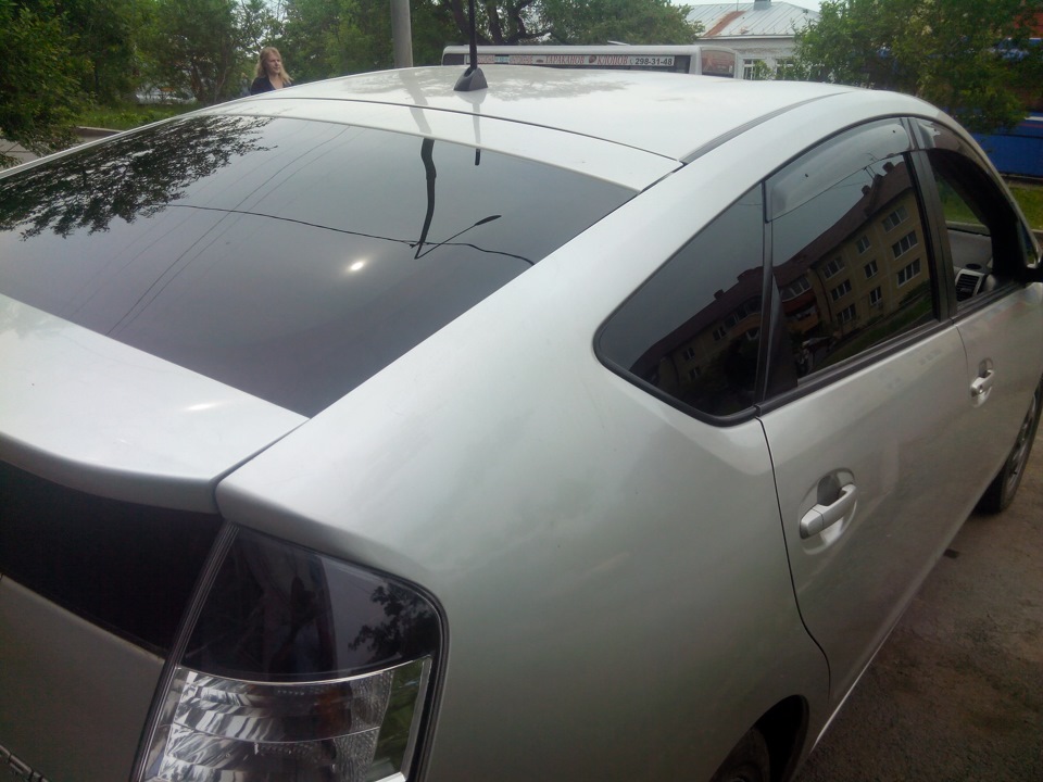 Тонировка Llumar — Toyota Prius (20), 1,5 л, 2005 года | стайлинг | DRIVE2