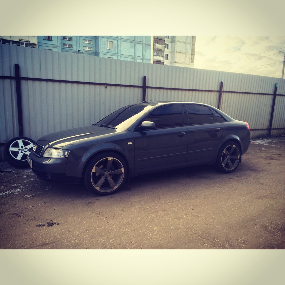 Примерка Роторов — Audi A4 (B6), 1,8 л, 2003 года | колёсные диски | DRIVE2