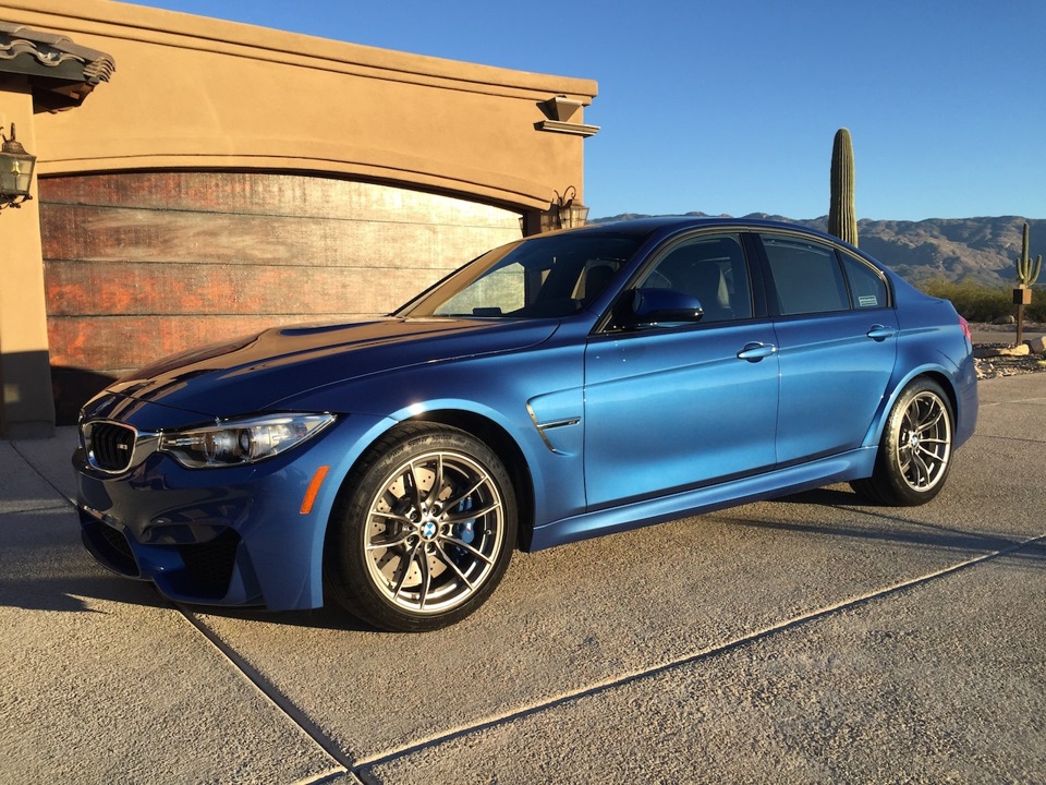 BMW m5 f10 Monte Carlo Blue