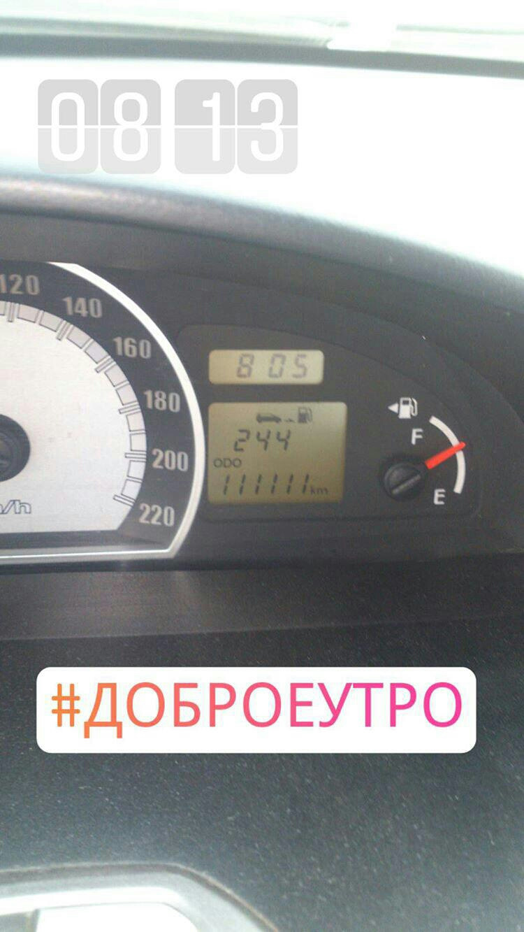 Вот такие цифры — Hyundai Matrix, 1,8 л, 2007 года | другое | DRIVE2