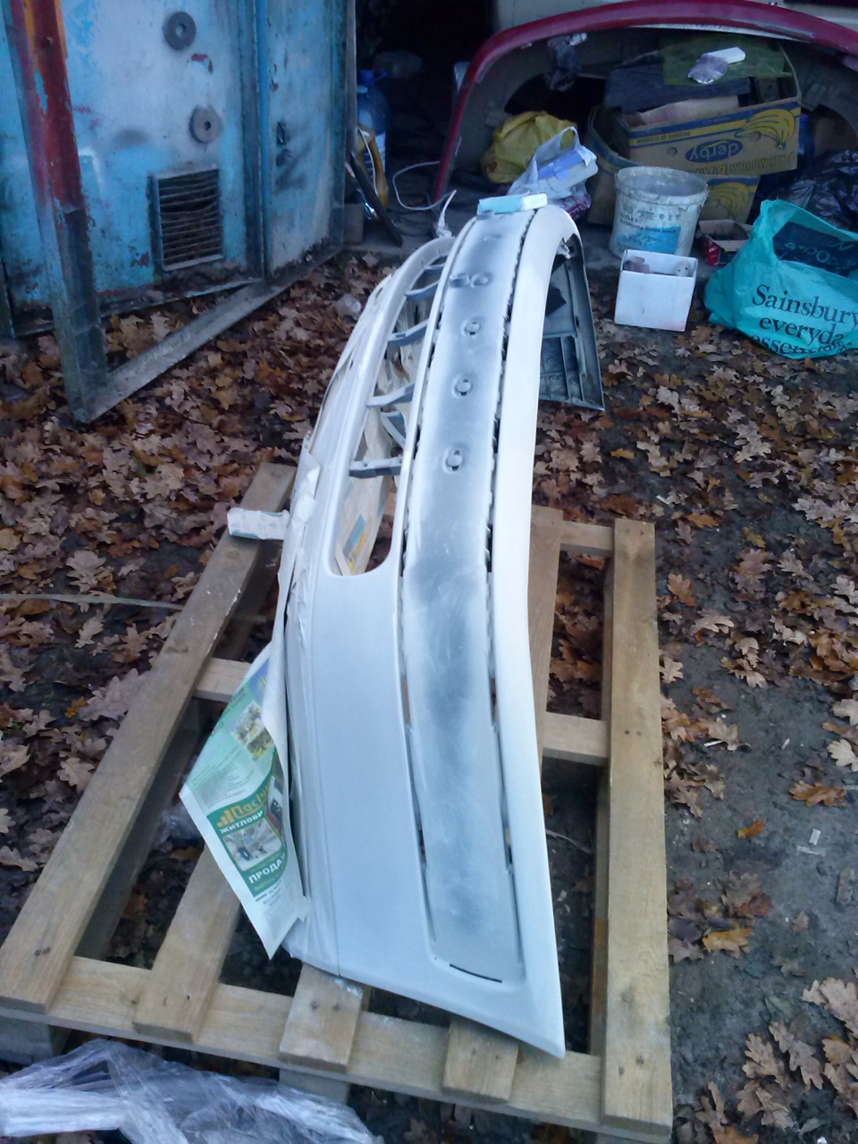 Решил перекрасить бампер. — Audi 100 (C4), 2,8 л, 1992 года | кузовной ...