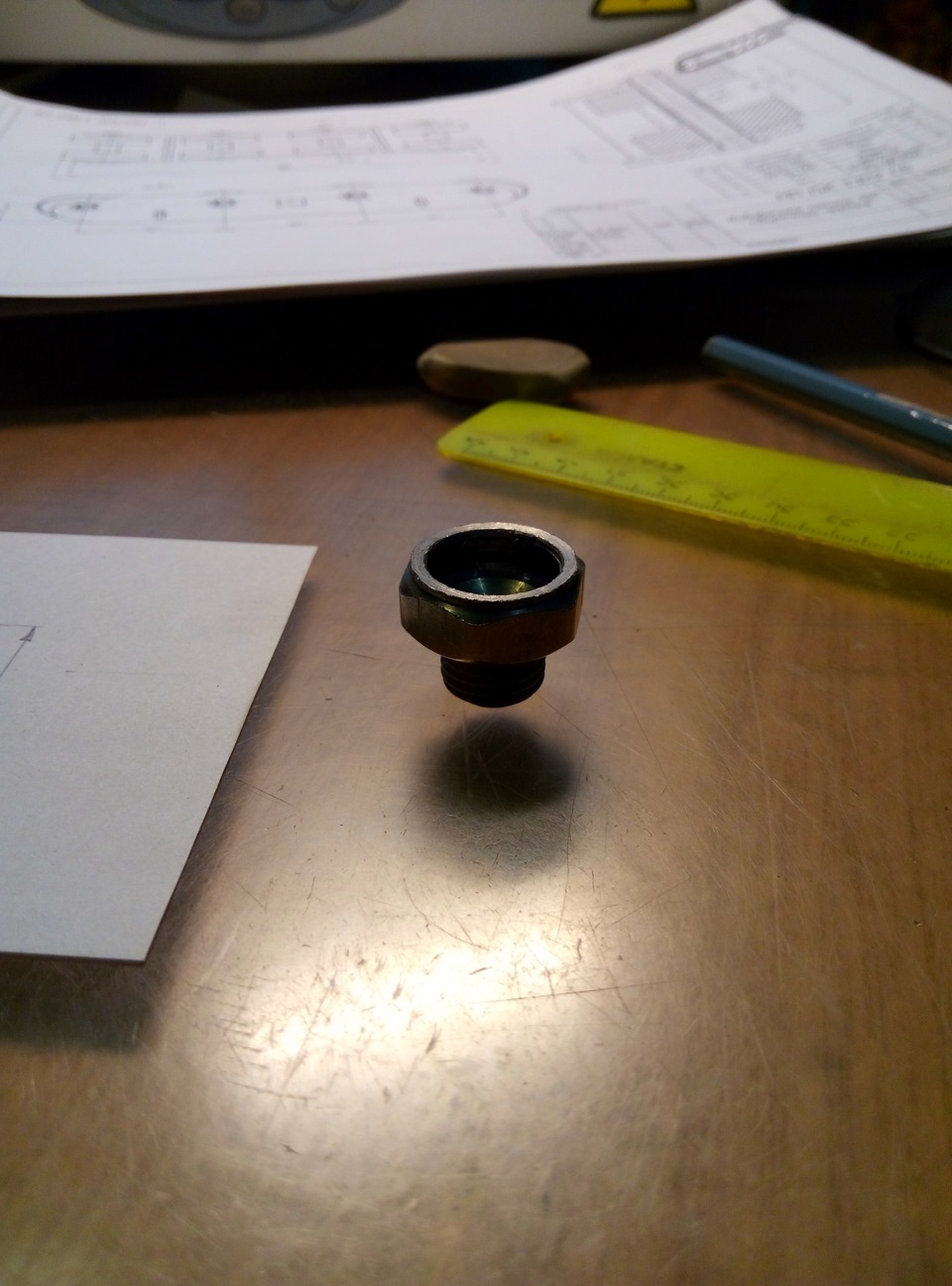 Механический манометр для измерения давления масла — LADA 2110, 1,7 л ...