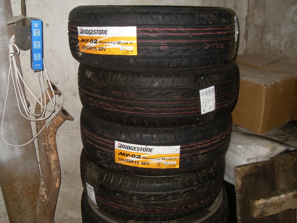 Bridgestone Sporty Style MY-02 195/60 R15 88V (лето) — Skoda Fabia Mk1 ...