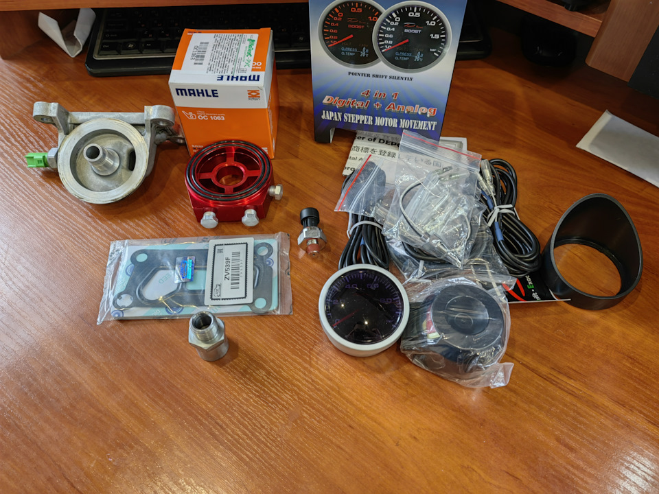 Датчики давления и температуры масла DEPO 4в1. Какую вязкость масла все ...