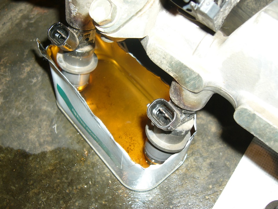 Промывка впускного коллектора, ДЗ, форсунок. — Mitsubishi Galant (8G ...