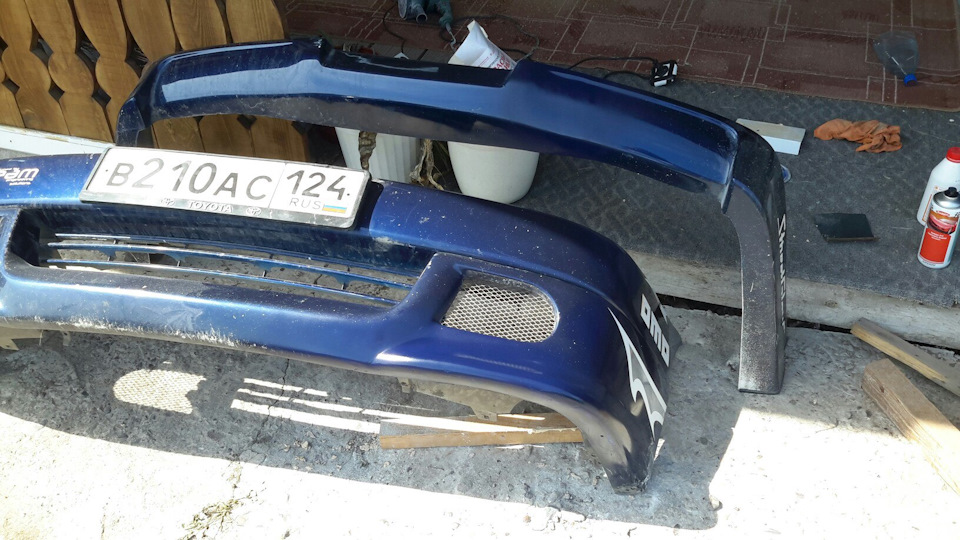 Ремонт обвесов своими руками — Toyota Platz, 1,5 л, 2000 года ...