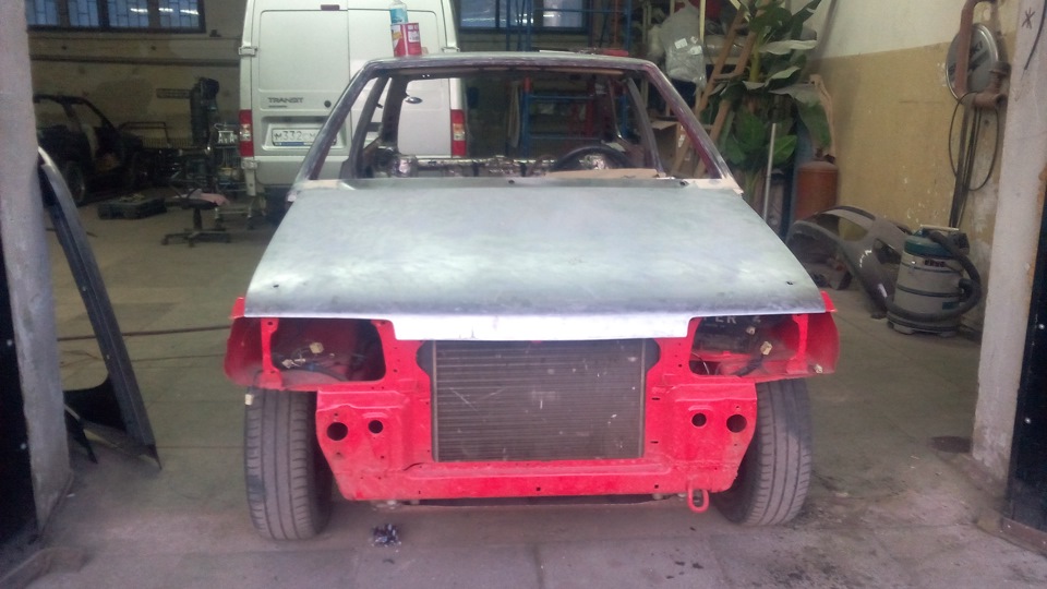 покраска машины в цвет (реклама) — Lada 2108, 1,5 л, 1996 года ...