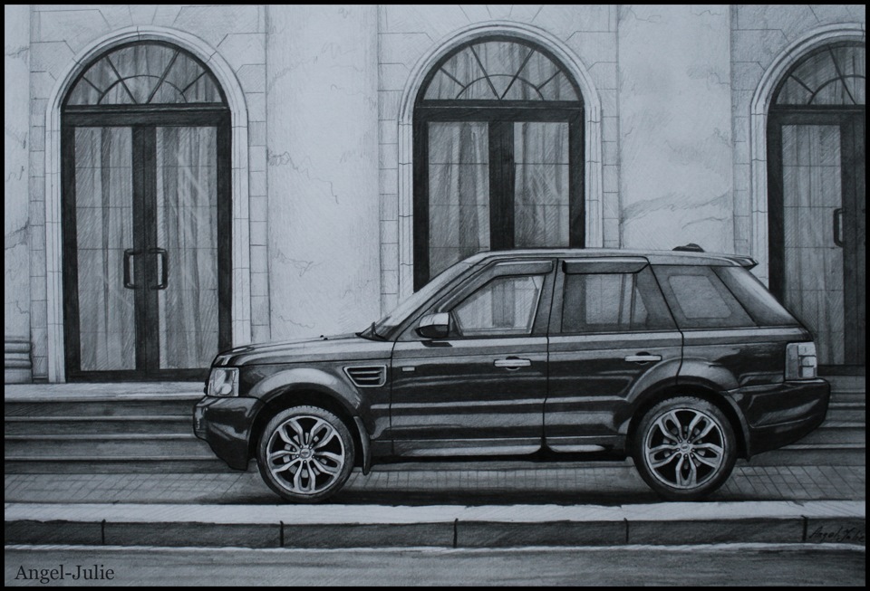 Рисунок range rover