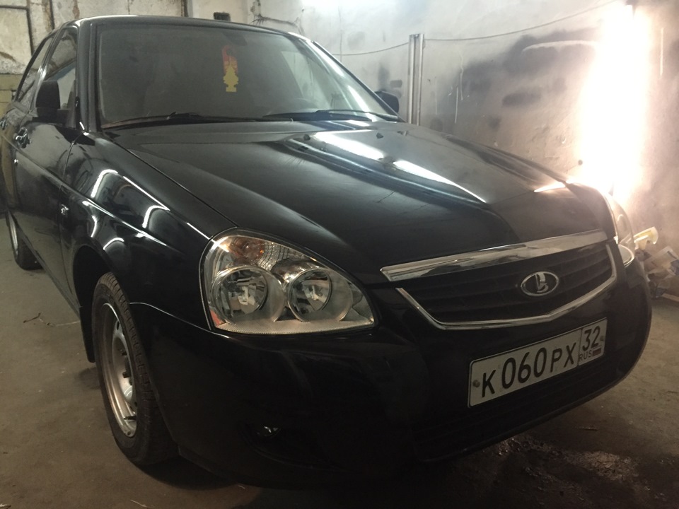 После полировки)) — Lada Приора седан, 1,6 л, 2011 года | стайлинг | DRIVE2