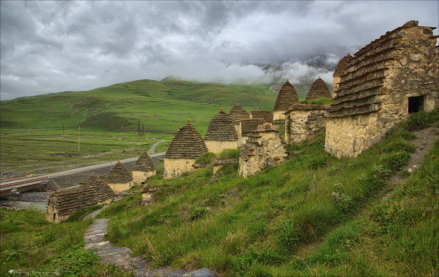 Осетия мертвый город фото