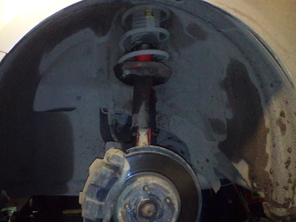 Замена передних стоек Шевроле Круз — Chevrolet Cruze (1G), 1,6 л, 2009 ...