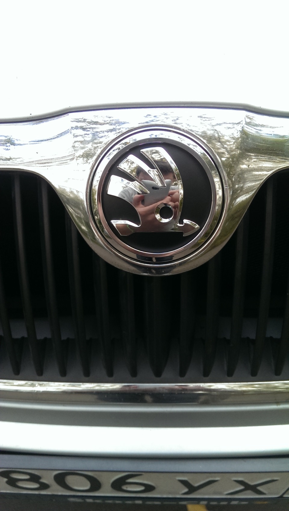 Обновленные значки шкода — Skoda Octavia Mk2, 1,6 л., 2008 года ...