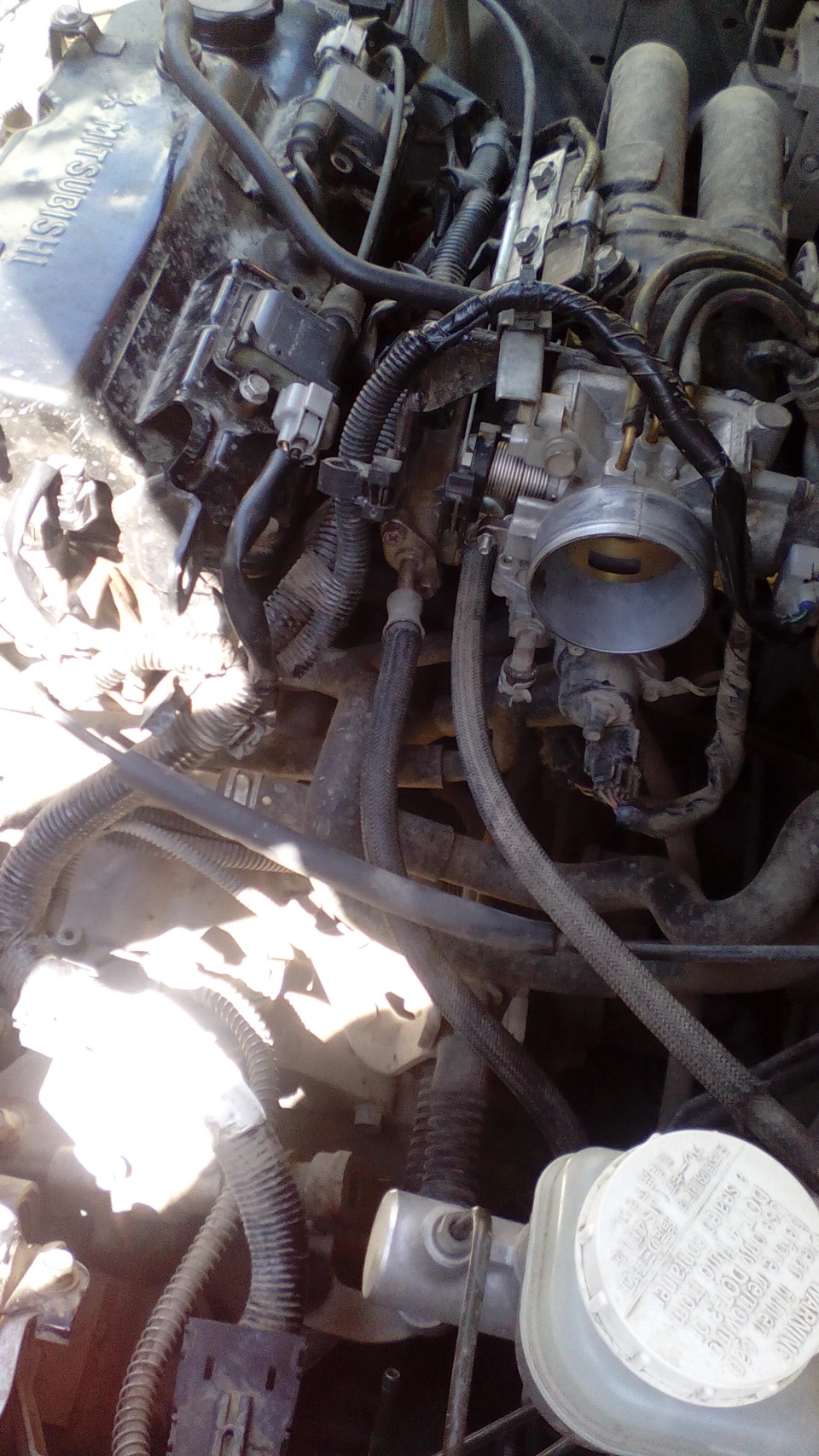 чистим форсунки "по русски" — Mitsubishi Lancer IX, 1,6 л., 2007 года ...