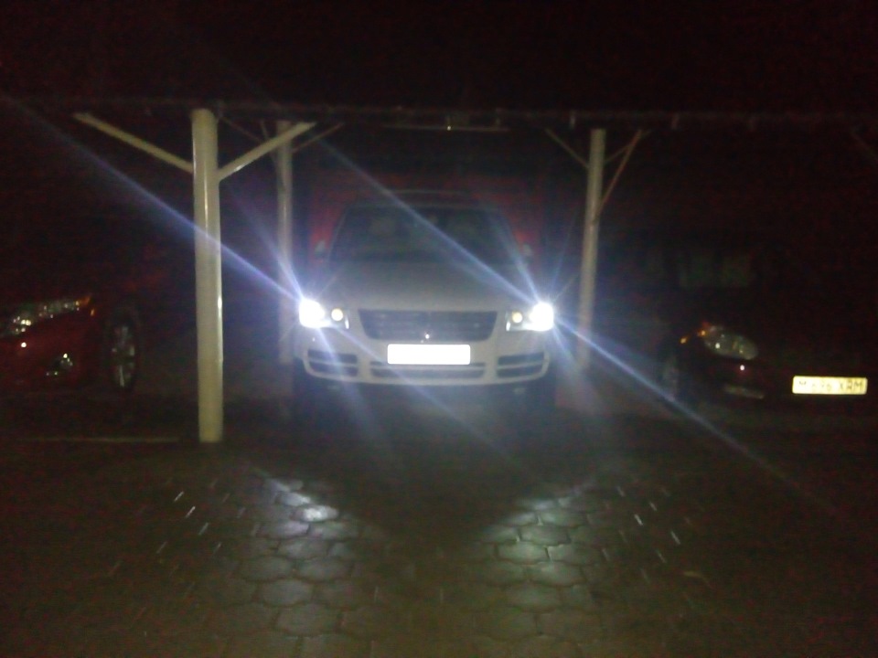 Диодики в габариты — Volkswagen Touareg (1G), 3,2 л, 2005 года ...