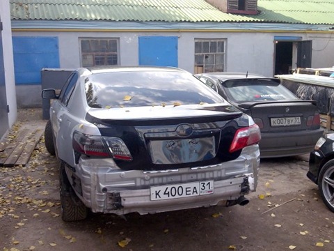 the process of transformation  - Toyota Camry 24 L 2007