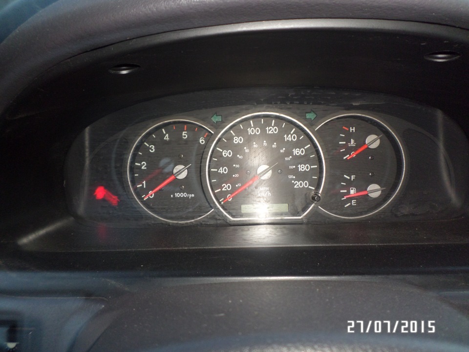 Заменил лампочки на панели (щитке) приборов — KIA Carnival (1G), 2,9 л ...