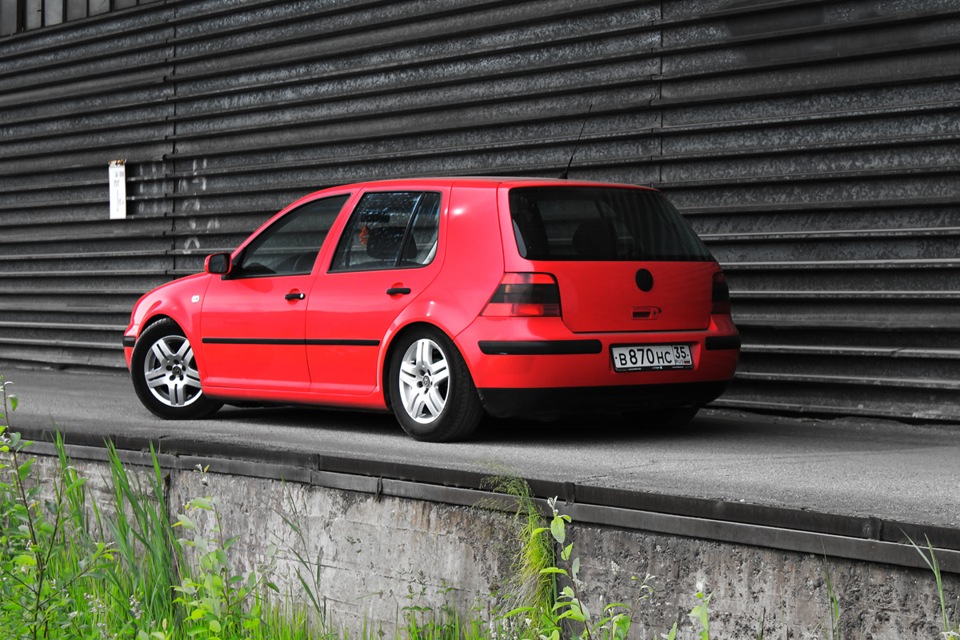 Занижение volkswagen golf 2