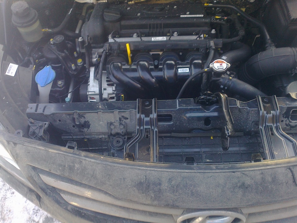 Установка волжских сигналов — Hyundai Solaris, 1,6 л, 2014 года ...