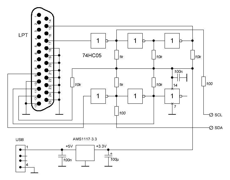 I2c адаптер схема