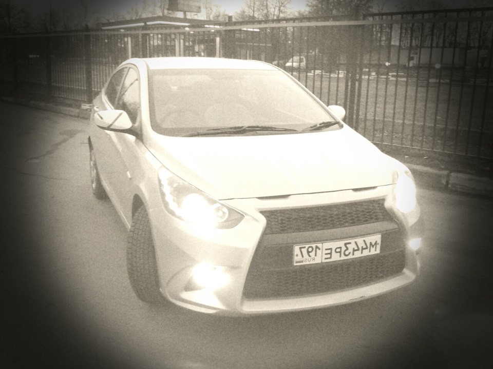 Поизвращался — Hyundai Solaris (1G), 1,4 л, 2011 года | фотография | DRIVE2