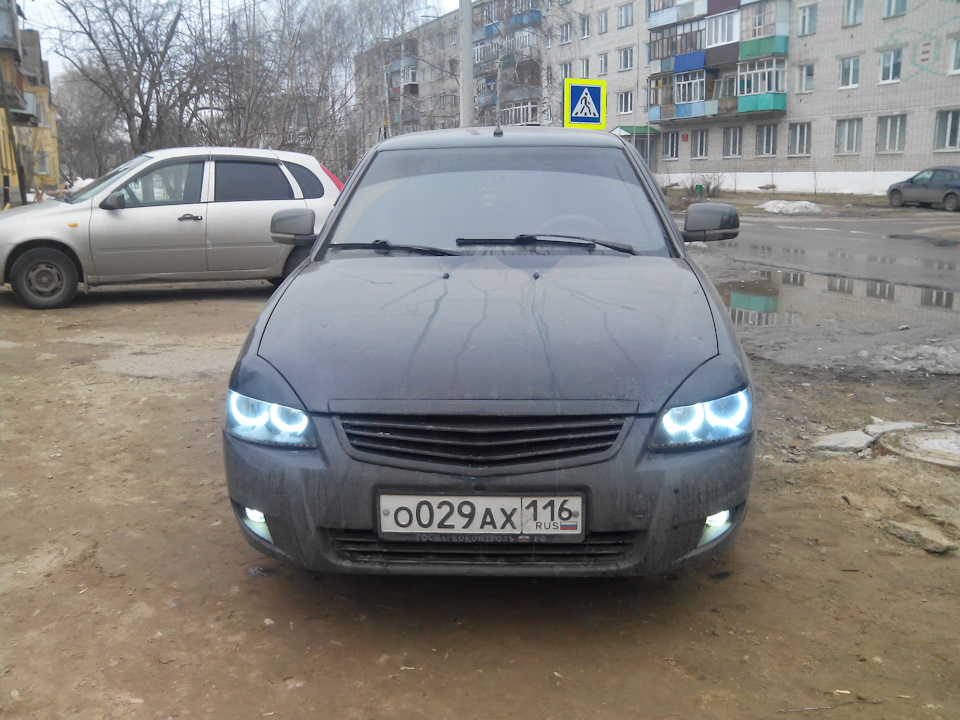 новая резина и новые передние тормоза — Lada Приора седан, 1,6 л, 2008 ...