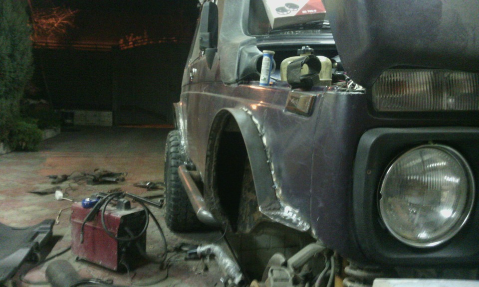 Нива седан Баклажан)). — Lada 4x4 5D, 1,7 л, 2000 года | кузовной ...