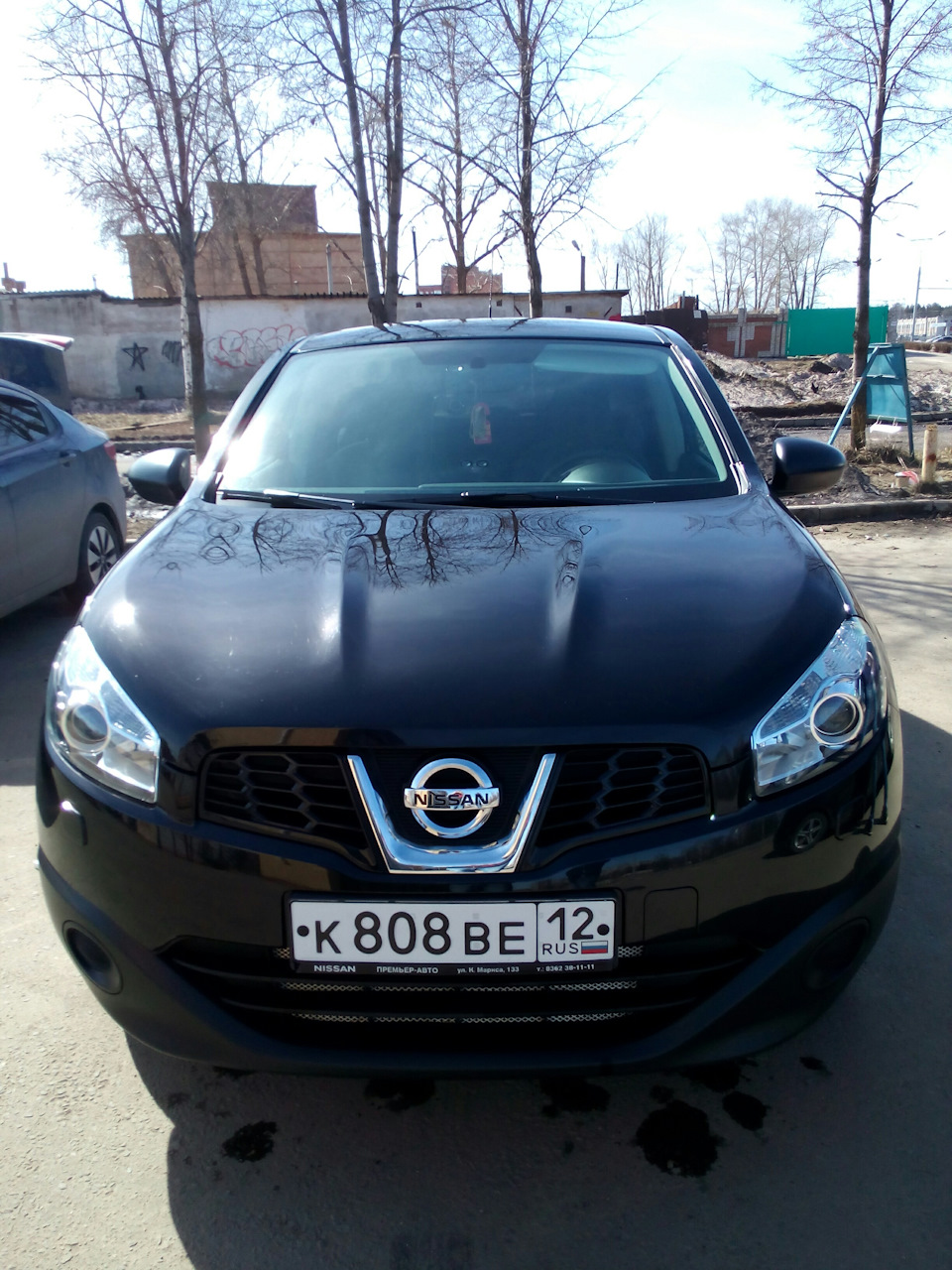 Печалька(((крашенный капот. — Nissan Qashqai (1G), 1,6 л, 2012 года |  другое | DRIVE2