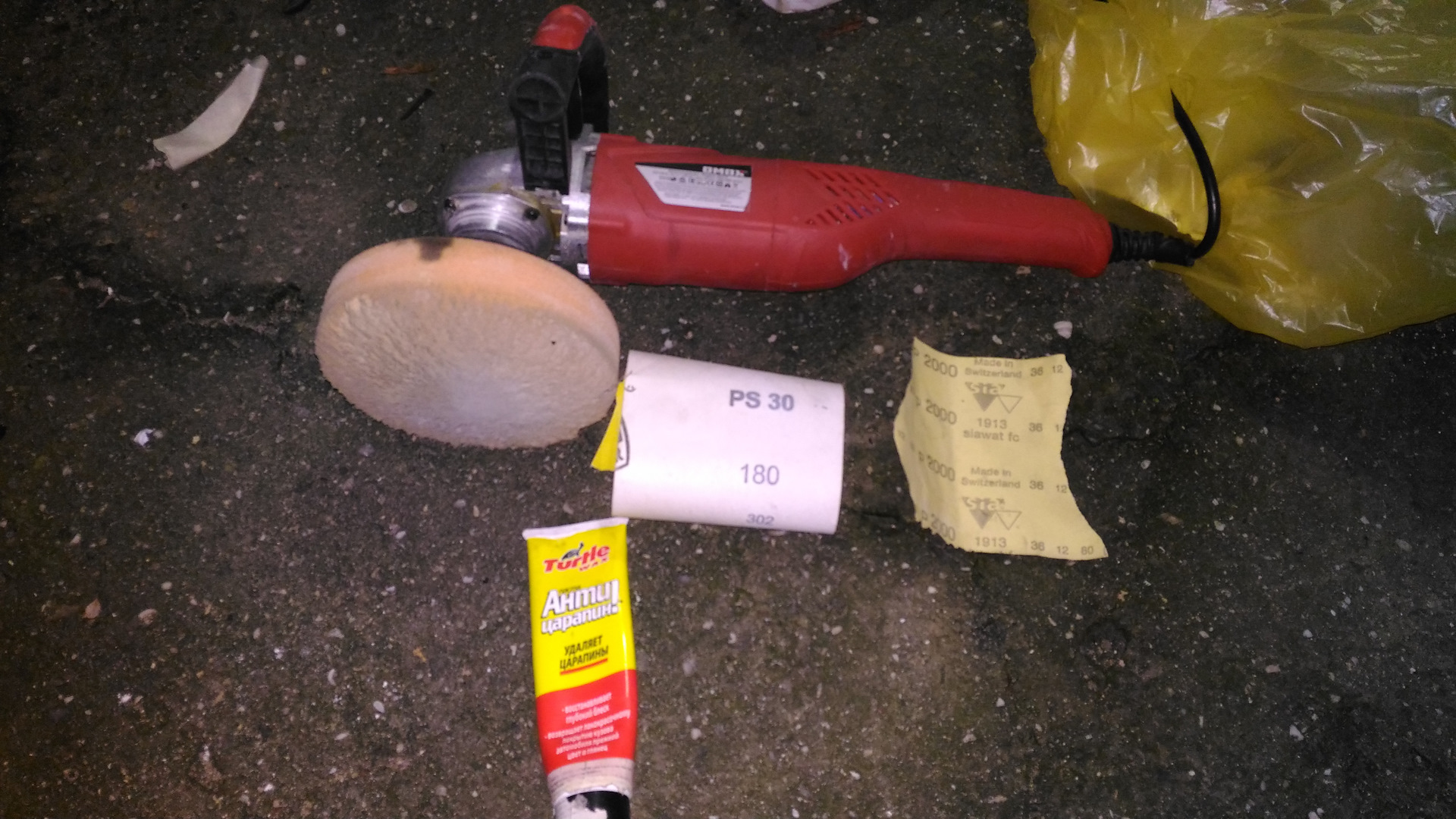 Полировка мутных фар — Ford Tourneo Connect (1G), 1,8 л, 2006 года ...